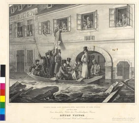 De Viena día del peligro, y salvamento en el Noth el 2 de marzo de 1830