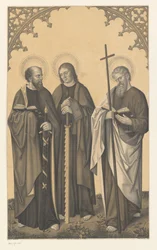 San Pablo, Simón y Felipe
Obras de la colección de los hermanos Boisserée (título de la serie)
Galerie des Frères Boisserée (título de la serie)