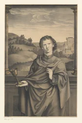 Juan el evangelista
Obras de la colección de los hermanos Boisserée (título de la serie)
Galerie des Frères Boisserée (título de la serie)