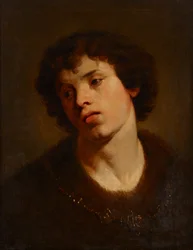 retrato, de, un, joven