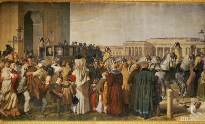 Primer viaje del emperador Francisco I tras una grave enfermedad ...