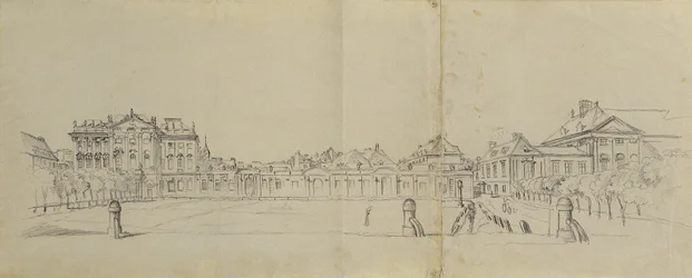 Josefstädter Glacis con Palais Trautson