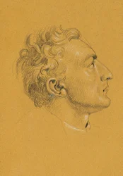 Estudio principal para "Regreso del emperador Franz de Pressburg"