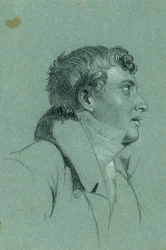 Estudio principal para "Regreso del emperador Franz de Pressburg"