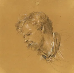 Estudio principal para la "Escena de la lucha por la libertad tirolesa"