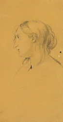 Estudio para "Ossian y Malvina"