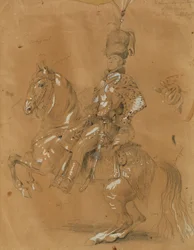 Theodor Aron de Bistra a caballo