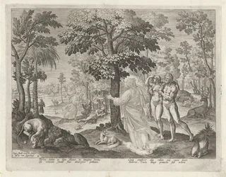 Adán y Eva en el Paraíso Historia de la familia de Caín / Sobre las buenas y malas obras (título de la serie) Boni et mali scientia (título de la serie)