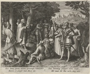 San Sebaldus de Nuremberg como ermitaño La vida virtuosa de los ermitaños (título de la serie) Trophaeum vitae solitariae (título de la serie)