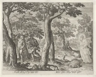 Caída del hombre Historia de la familia de Caín / Sobre las buenas y malas obras (título de la serie) Boni et mali scientia (título de la serie)