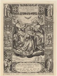La coronación de la Virgen, 1576.