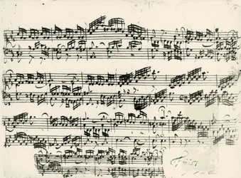 Partitura para 15 Invenciones BWV 772-801, a 2 voces contrapuntísticas de Johann Sebastian Bach (1685-1750)