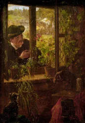 En la ventana