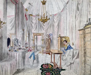 Vestidor de la Emperatriz Carolina Augusta en el castillo de Viena