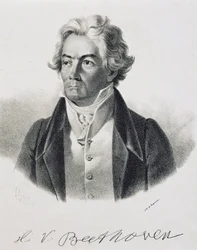 Retrato de Ludwig van Beethoven