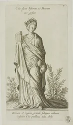 Clio, Musa de la Historia, lámina 7 de Parnassus Biceps