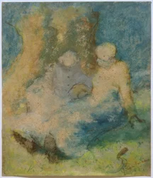 Dos Figuras en un Árbol