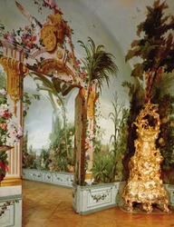 Los apartamentos Bergl: decoración trompe l