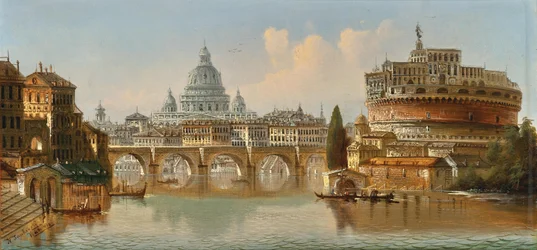 Johann Wilhelm Jankowski Roma Engelsburg y San Pedro