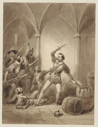 Matanza de Herman de Ruyter en Loevesteyn, 1570
