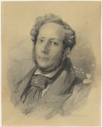 Autorretrato de Johann Wilhelm Kaiser (I)