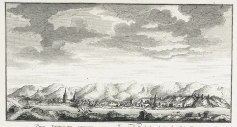Vista de la fortaleza de Udinskoye, ca 1735