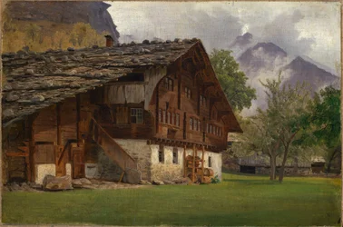 Casa de campo en los Alpes