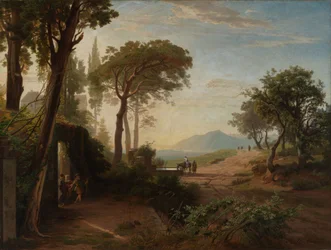 La mañana, la partida del caminante hacia Jericó