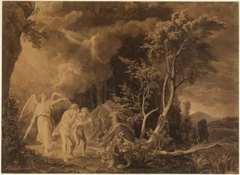 La expulsión del Paraíso (Génesis 3, 23-24)