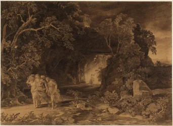 La huida de Lot (Génesis 19, 24-26)