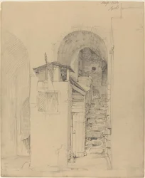 Escaleras en ruinas en Neuss