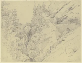 Via Mala, arriba el puente de piedra