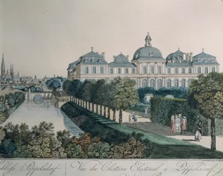 Palacio de los Príncipes Electores en Poppelsdorf, cerca de Bonn, por Johann Ziegler