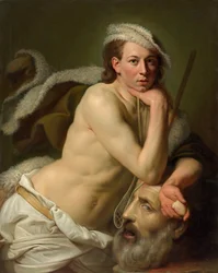 Autorretrato de David con la cabeza de Goliat