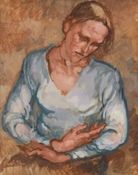 Mujer con los brazos cruzados
