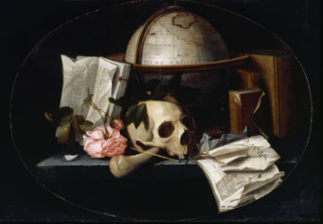 Bodegón de vanitas, c.1655