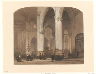 Vista de la iglesia de San Lorenzo en Rotterdam
