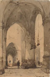 Interior de la Sint-Bavokerk de Haarlem