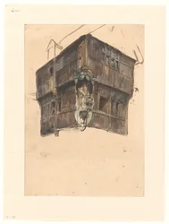 Estudio de la planta superior de una casa de esquina