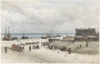 La playa de Scheveningen
La playa de Scheveningen