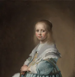 Retrato de una chica vestida de azul
Retrato de una niña vestida de azul