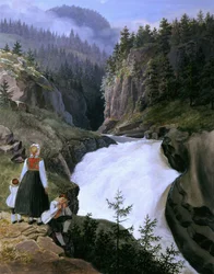 Río Rukkedals Nes en Hallingdal