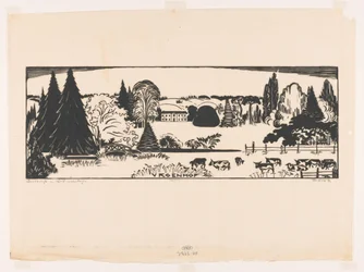 Paisaje en el sur de Limburgo (título original del objeto)
Vroenhof (título en el objeto)