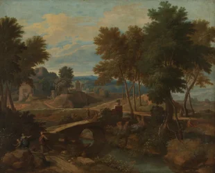 Paisaje ideal de carácter italiano