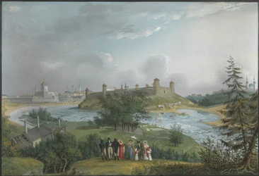 Vista de la Fortaleza de Ivangorod