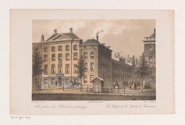 Sede de Handel-Maatschappij en Amsterdam El edificio de la Compañía Comercial (título sobre el objeto)