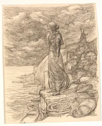 Ilustración para Alfred Tennyson "Enoch Arden"