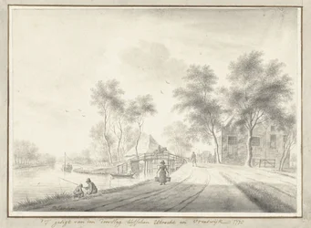 Vista de la vía entre Utrecht y Vreeswijk