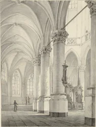 Interior de la Nieuwe Kerk de Delft