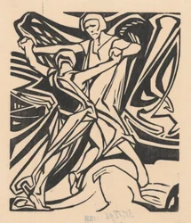 Jacob lucha con el ángel